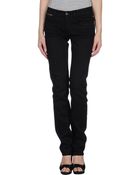 Ralph Lauren Blue Label Denim Trousers - Lyst