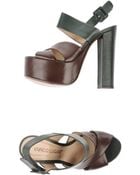 Enrico Lugani Platform Sandals - Lyst
