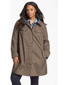 Gallery A-line Hooded Walking Coat - Lyst