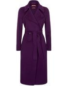 Max Mara Studio Double Breasted Wool Coat - Lyst