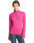 Nike Element Half Zip Top - Lyst