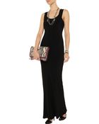 T By Alexander Wang Crepe Maxi Dress - Lyst