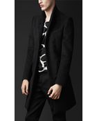 Burberry Brushed Wool Alpaca Chesterfield - Lyst