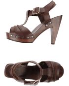 Michel Vivien Platform Sandals - Lyst