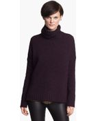 Vince Wool Blend Turtleneck - Lyst