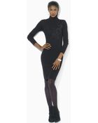 Lauren by Ralph Lauren Merino Embroidered Dress - Lyst