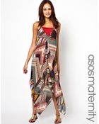 Asos Maternity Beach Dress in Tribal Print - Lyst
