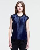 Helmut Lang Angled-Front Skinny Pants - Lyst