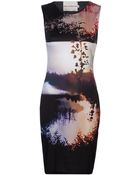 Mary Katrantzou Woodstock Sunset Print Dress - Lyst