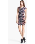 McQ by Alexander McQueen Tiger Print Dress - Lyst