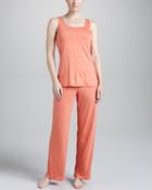 Natori Shangrila Jersey Tank Pajamas - Lyst