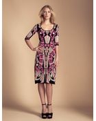 Temperley London Charm Intarsia Flared Dress - Lyst