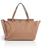 Valentino Patent Leather Tote - Lyst