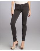 Ag Adriano Goldschmied Grey Stretch Knit 'The Legging' Skinny Jeggings - Lyst
