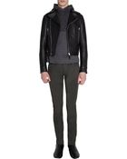 Balenciaga Fitted Motorcycle Jacket - Lyst