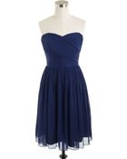 J.Crew Petite Arabelle Dress In Silk Chiffon - Lyst