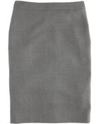 J.Crew No. 2 Pencil Skirt In Double-Serge Wool - Lyst