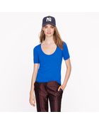 J.Crew Drapey Elbow-sleeve Tee - Lyst