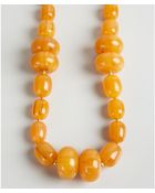 Kenneth Jay Lane Light Orange Beaded Long Necklace - Lyst