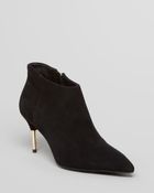 B Brian Atwood Pointed Toe Booties Mcalester - Lyst