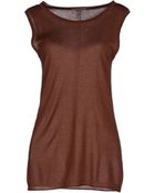 Purotatto Sleeveless Jumper - Lyst
