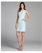 Elie Tahari Sweet Blue Cotton Blend 'Holly' Sleeveless Dress - Lyst