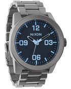 Nixon The Corporal Sterling Silver Watch - Lyst