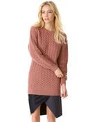 Cedric Charlier Chunky Knit Sweater - Lyst