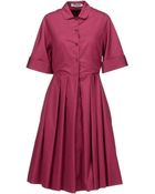 Jil Sander Kneelength Dress - Lyst