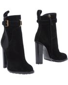 DSquared2 Block High-Heel Ankle Boots - Lyst