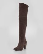 Alberto Fermani Lissandra Overtheknee Boot Brown - Lyst