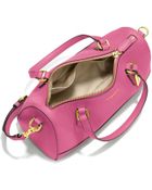 Coach Mini Satchel in Saffiano Leather - Lyst