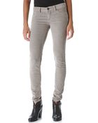 Free People Skinny Corduroy Pants - Lyst