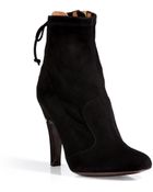 Laurence Dacade Suede Eva Ankle Boots in Black - Lyst