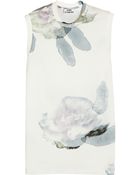 Acne Studios Zone Printed Cotton Top - Lyst