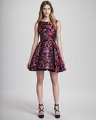 Alice + Olivia Alice Olivia Foss Fitandflare Dress - Lyst