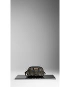 Burberry Studded Leather Cosmetics Case - Lyst