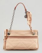 Lanvin Amalia Medium Quilted Shoulder Bag Neutral - Lyst