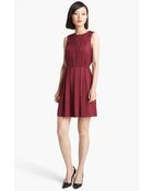 Marc By Marc Jacobs Minetta Print Silk A-Line Dress - Lyst