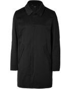 PS by Paul Smith Cotton Concealed Placket Coat Black - Lyst
