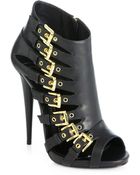 Giuseppe Zanotti Leather Buckle Ankle Boots - Lyst