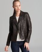 Marc New York Leather Jacket - Distressed - Lyst