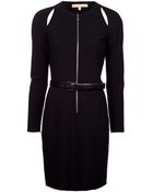 Michael Kors Double Face Crepe Dress - Lyst