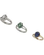 Topshop Mixed Semi Precious Ring Pack - Lyst