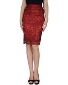 Dolce & Gabbana Knee Length Skirt - Lyst