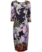 Etro Floral Print Dress - Lyst