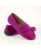 Lauren by Ralph Lauren Camila Suede Loafer - Lyst