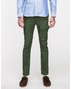 Engineered Garments Olive Sateen Matt Pant - Lyst