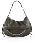 Jimmy Choo Large Biker Shoulder Bag - Lyst