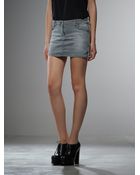 Patrizia Pepe Jeans Stretch Mini Skirt - Lyst